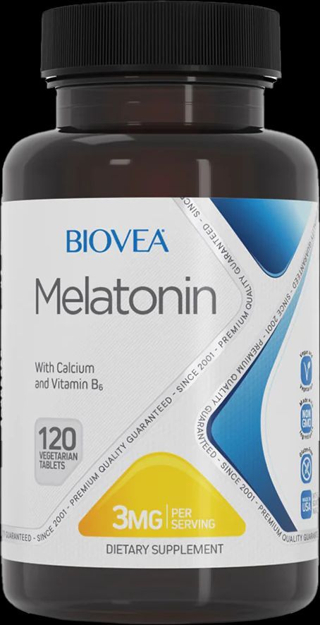 Biovea Melatonin 5mg 180 kapsler