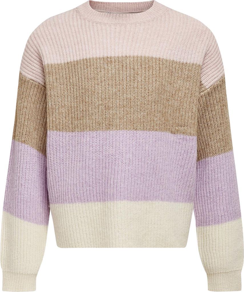 kogsandy l/s stripe pullover knt noos - trøjer
