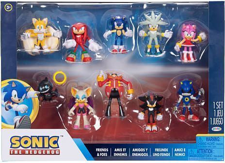 Sonic Figurer 6 cm 10-pak