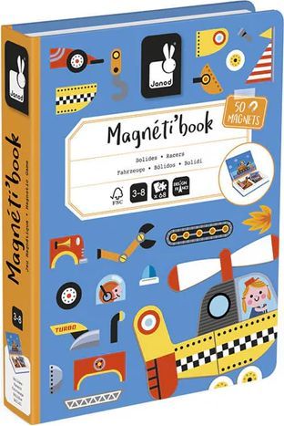 Janod Magnetic Book Vehicles