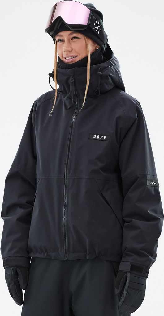 dope spartan w snowboardjakke dame black