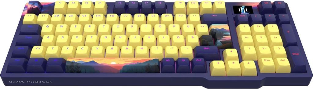 Dark Project - 98 Sunset - RGB Tastatur - GEEKD.dk