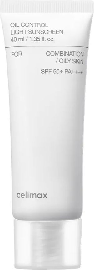 celimax oil control light sunscreen spf 50+ pa++++ 40 ml