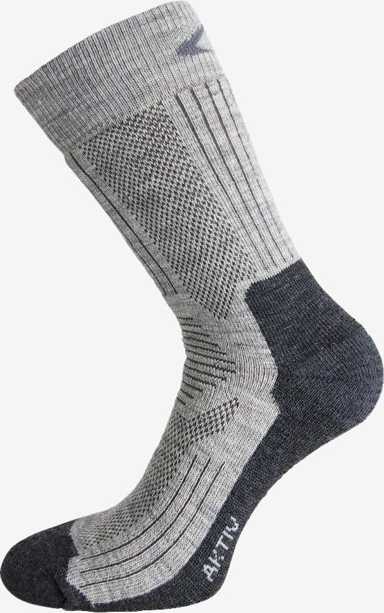 Ulvang Active Wool Socks Unisex - Vanilla/Charcoal Mel