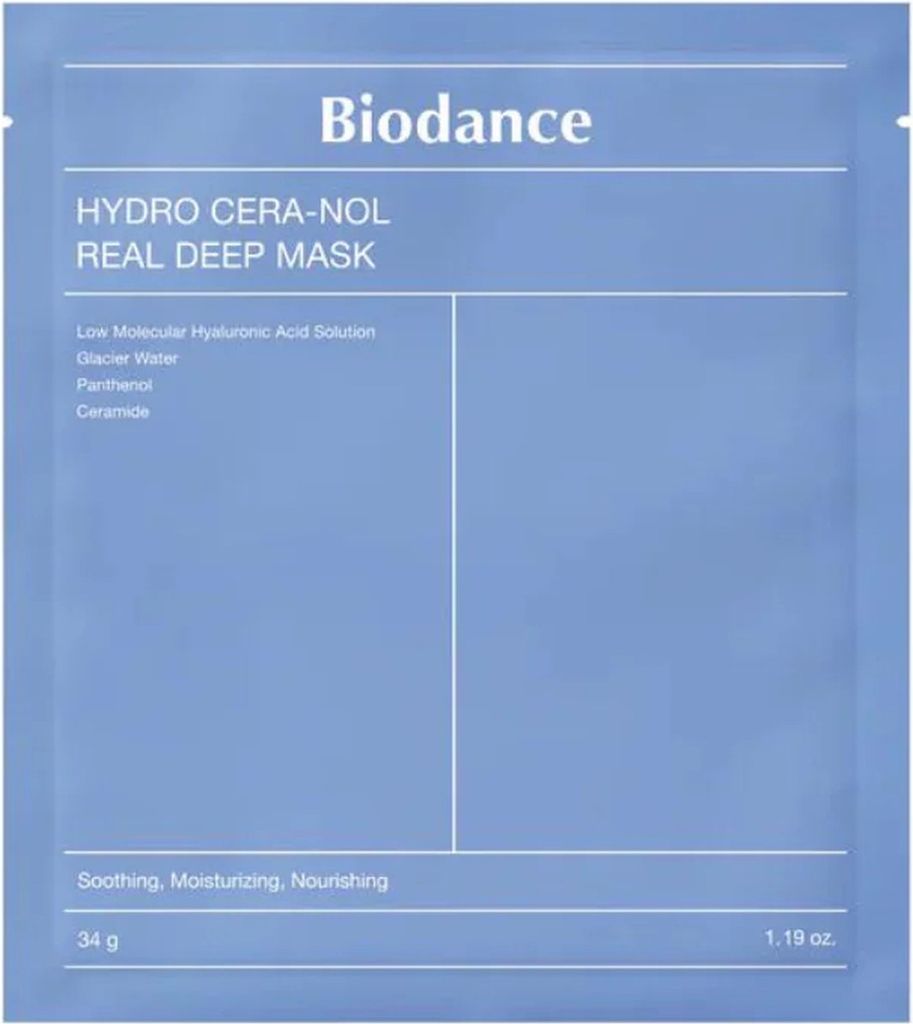 biodance - hydro cera-nol real deep mask 4 pak