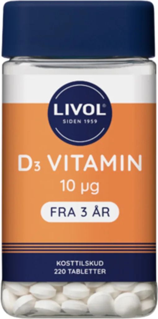livol vitamin d3 (220 tabl)
