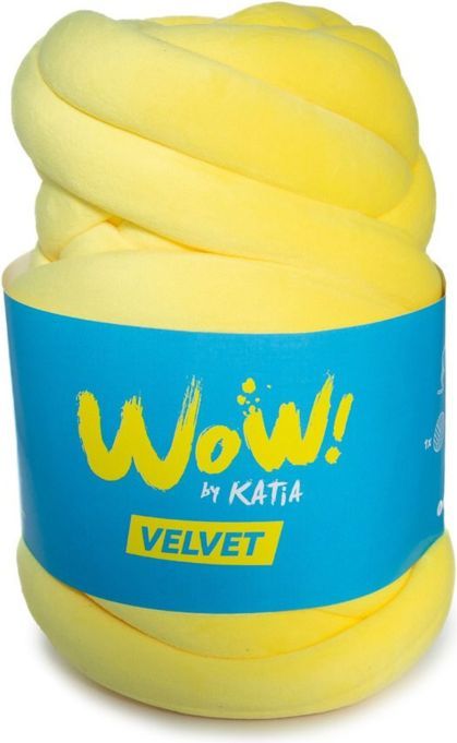Katia Wow Velvet 507 Gul 600 g