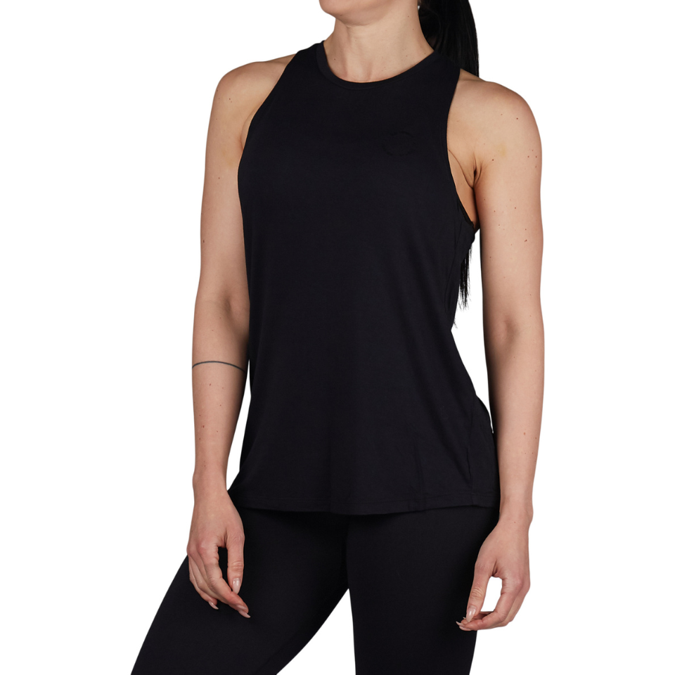 MM Sports Tank Racerback Black