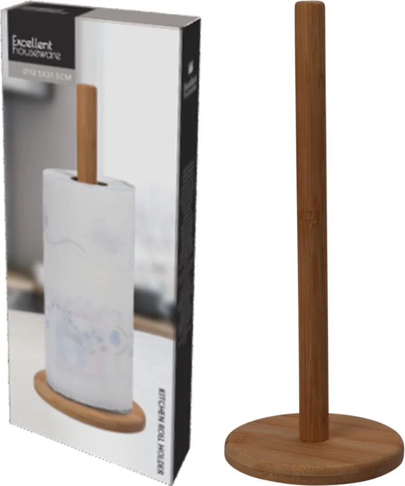 Køkkenrulleholder bambus fra Excellent Houseware