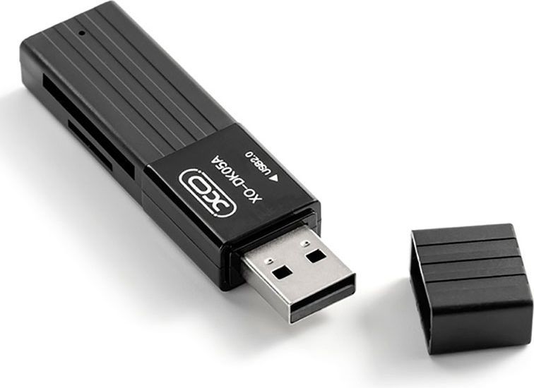 Xo Hukommelseskortlæser 2i1 DK05A USB 2.0 Sort