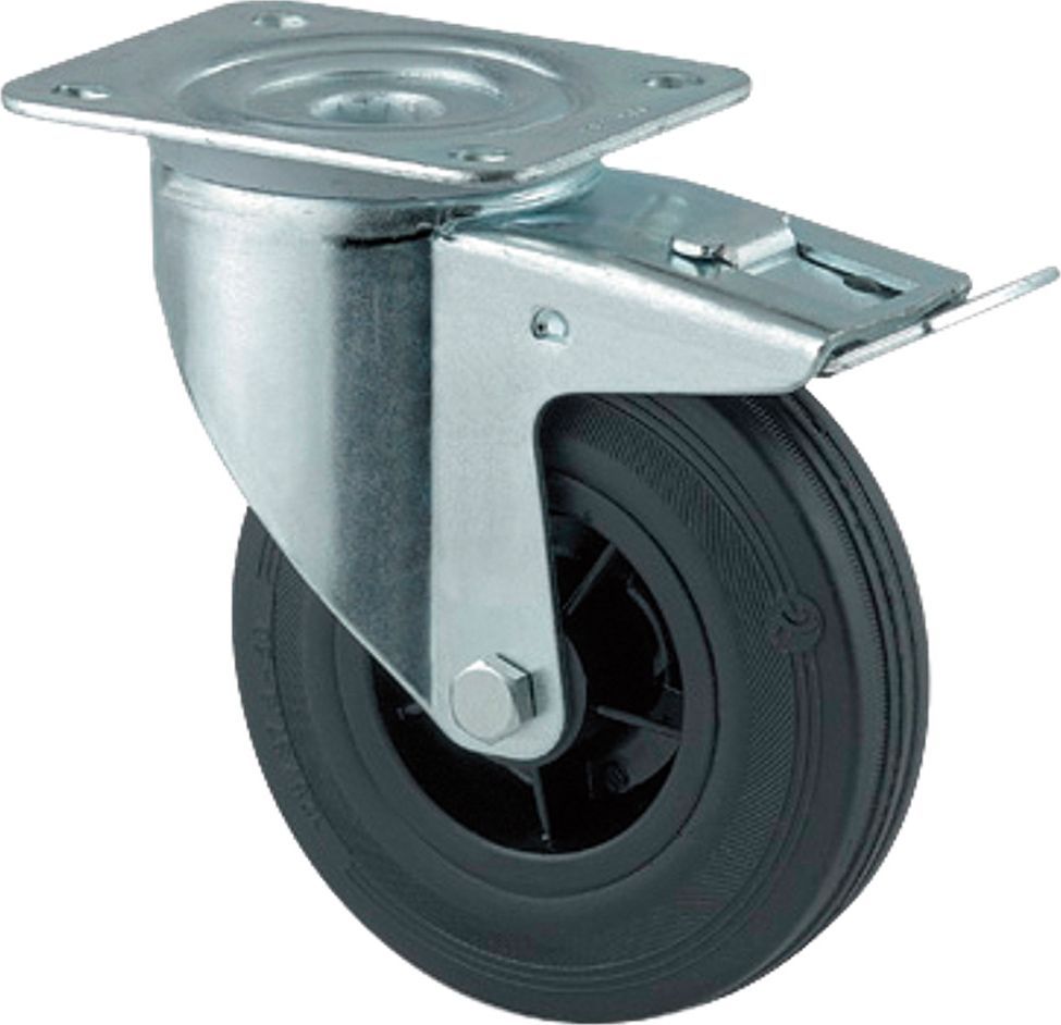 Tente Hjul 160 mm Drej Med Bremse