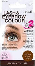 lash and eyebrow colour brown black