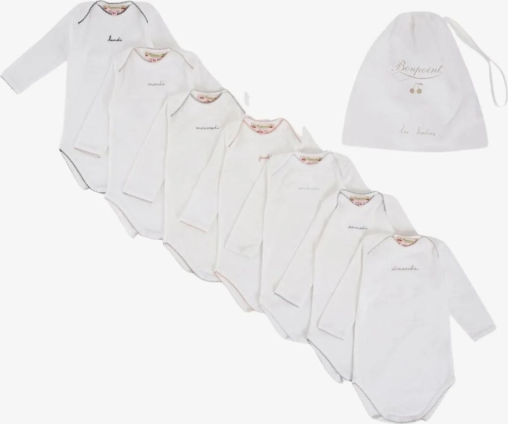 7-Pack Bodystockings - Hvid