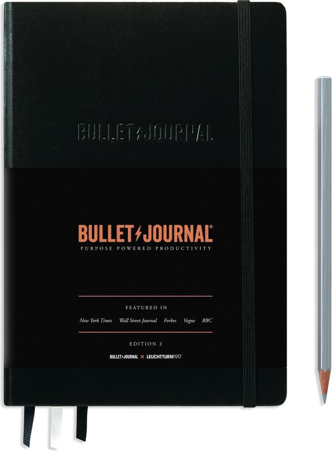 Notesbog bullet journal lt1917 A5 sort
