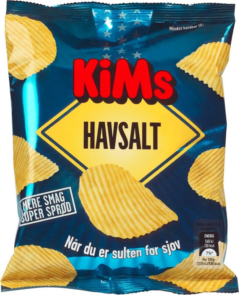 Kims Mini Havsalt Chips 24x25 gr.