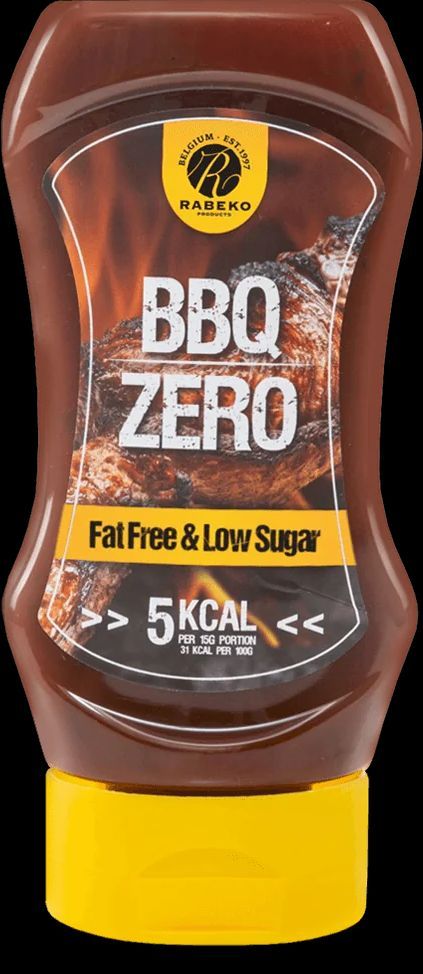 rabeko zero bbq sauce - 350ml.