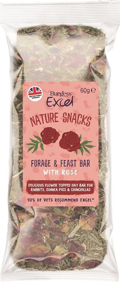 Burgess Excel Forage & Feast Hay Bar Rose