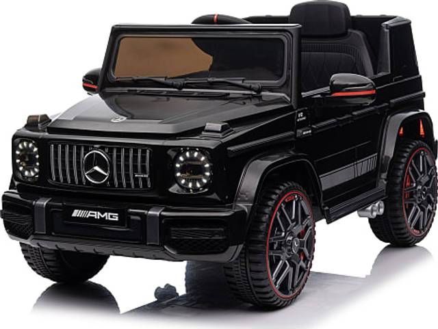 elbil mercedes benz amg g63 børnebil 12v, sort