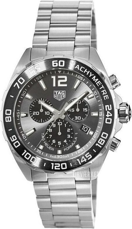 tag heuer formula 1 grå/stål ø43 mm