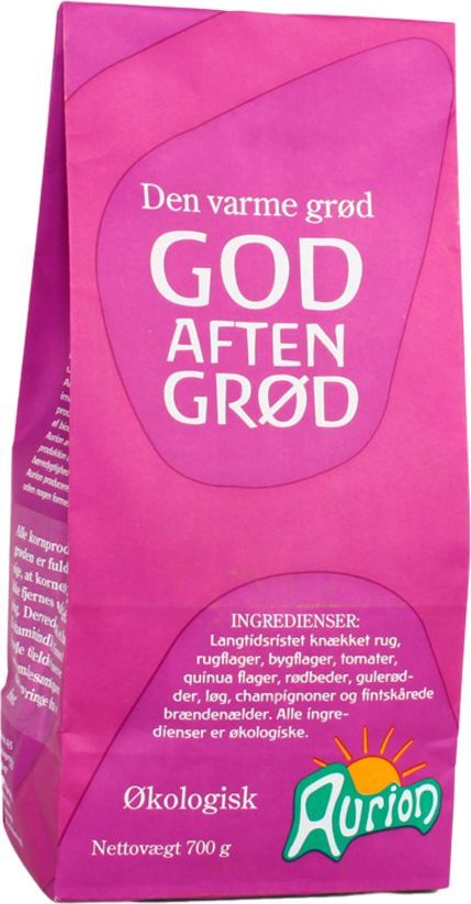aurionden varme grød godaften grød ø