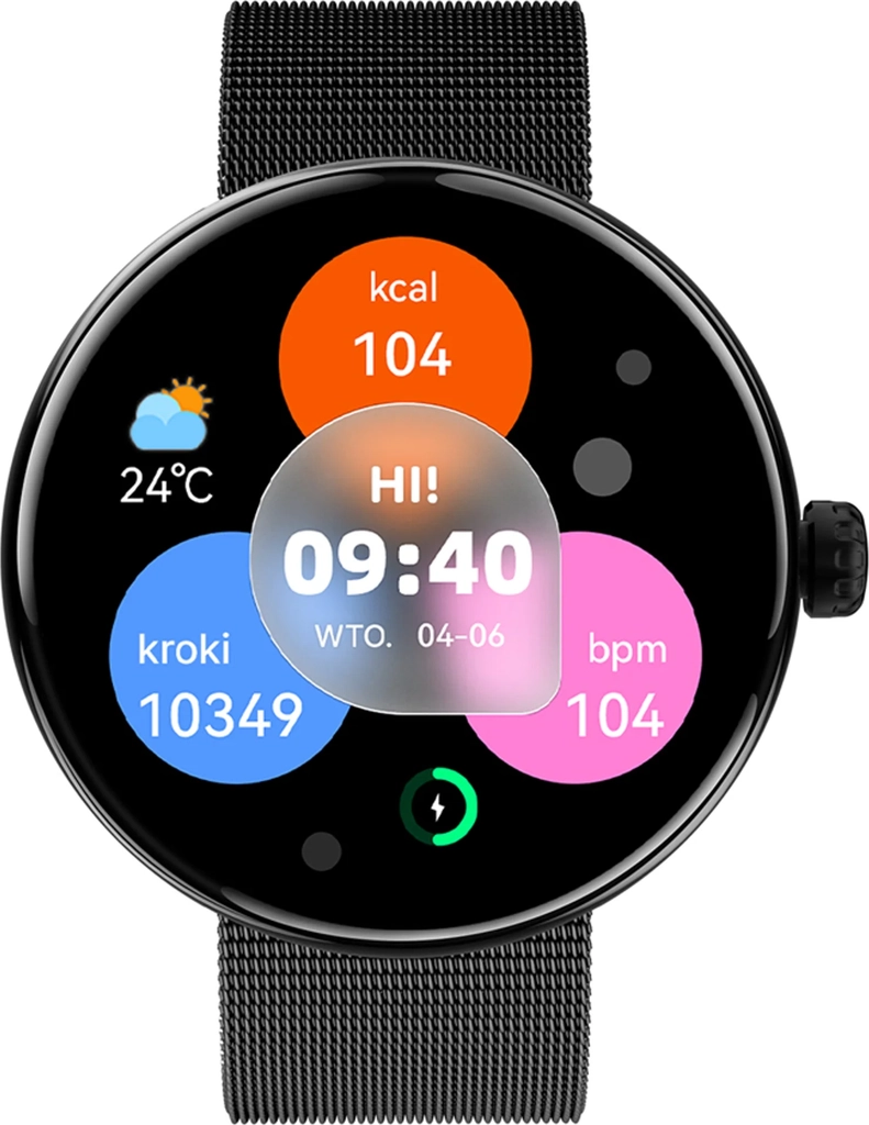 Forever smartwatch Forevive 5 SB-365, Black