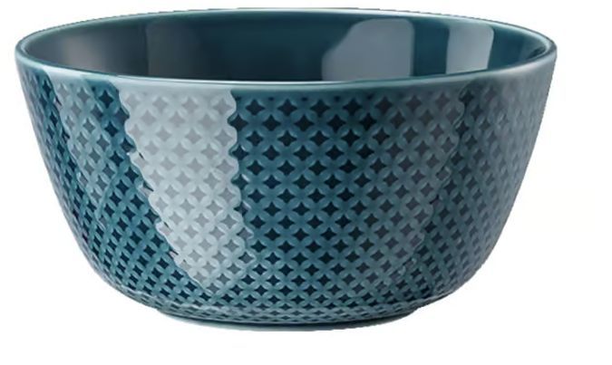Rosenthal Junto Morgenmadsskål - Ø 14 cm - Porcelæn - Blå