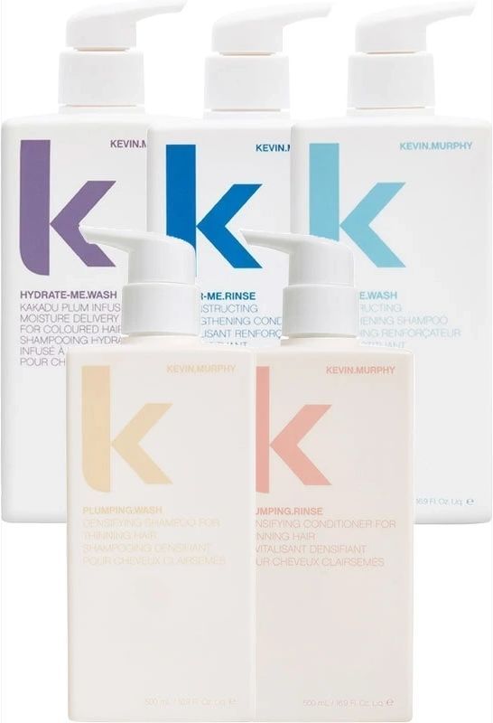 2 x kevin murphy wash & rinse 500 ml - vælg variant