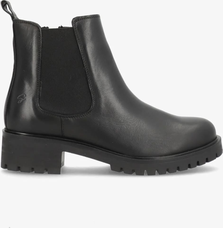 vista sea warm - dame støvle - black - 100% uldfoer