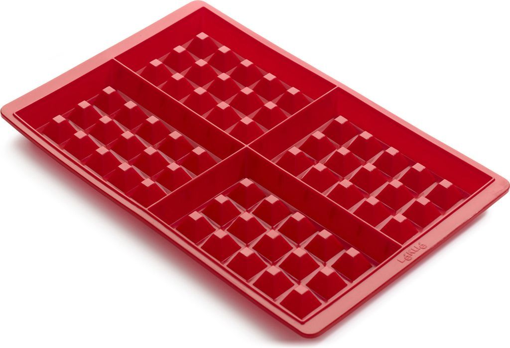 Lékué vaffelform i silikone til ovn 20x18,6 cm 2 stk.