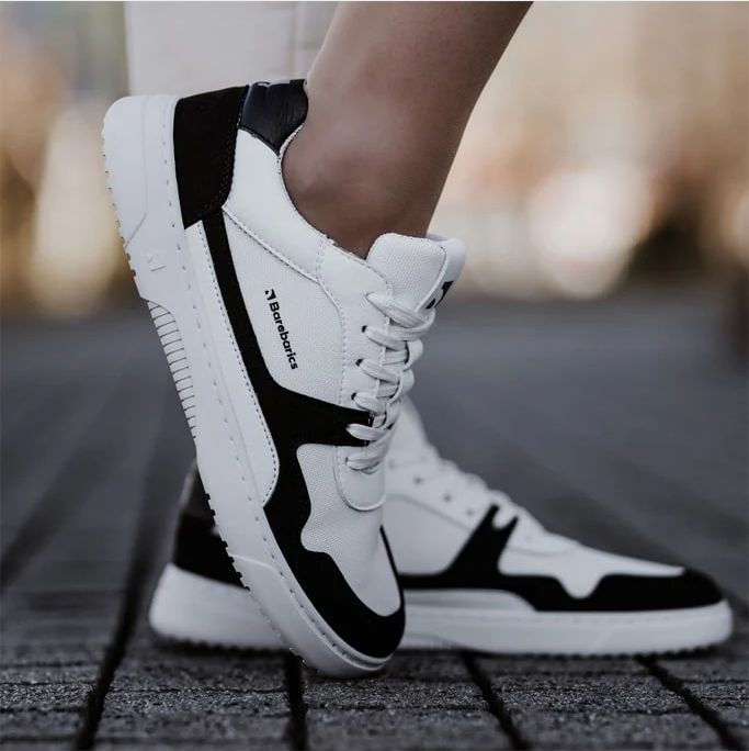 be lenka barebarics zing sneaker - læder - black & white