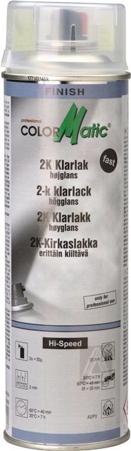 Klarlak Motip 2-komponent 500ml