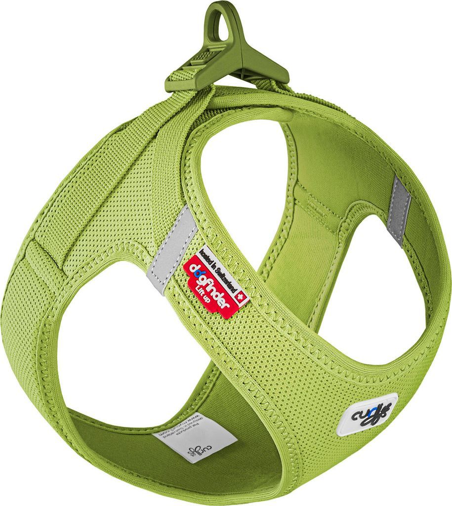 curli vest hundesele clasp air-mesh - til mindre hunde mellem 1,5 og 18 kg - grøn