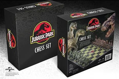 The Noble Collection Jurassic Park Chess Set