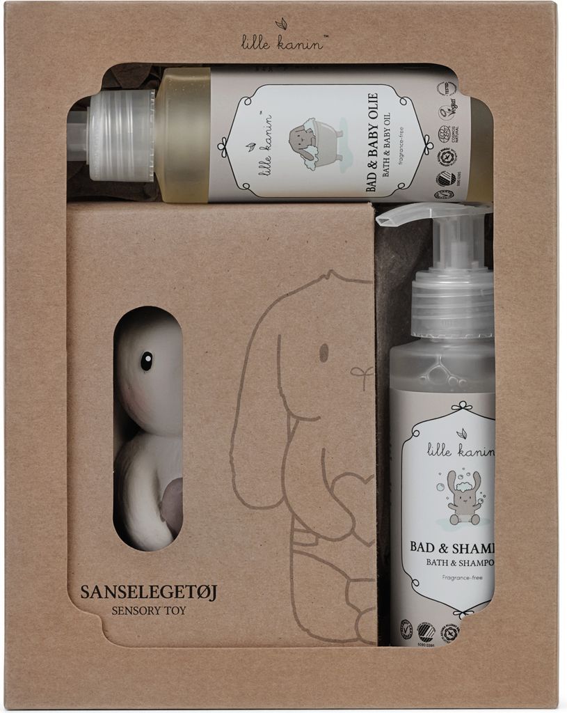 lille kanin - sansekanin & bad gaveæske