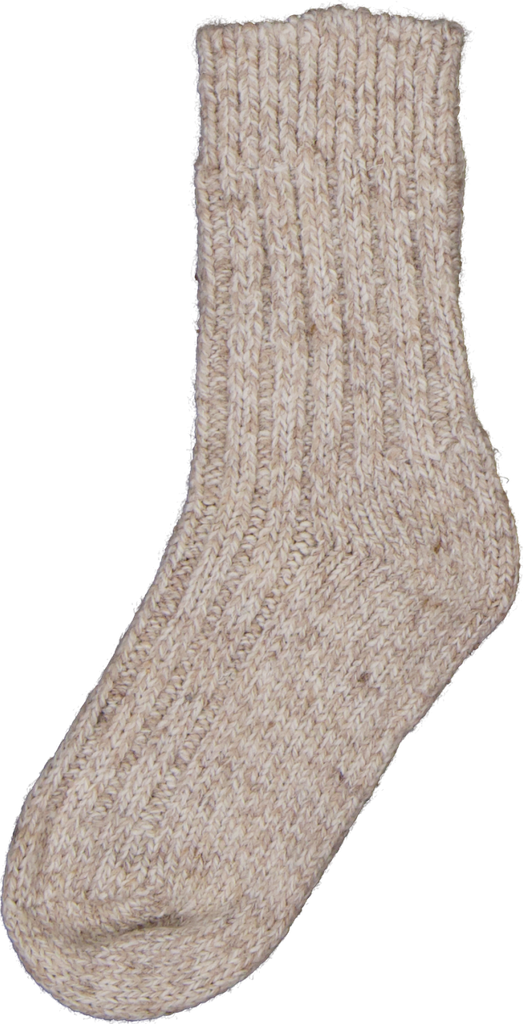 Crossbow Børne Strømper i uldmix - Beige - 31/33