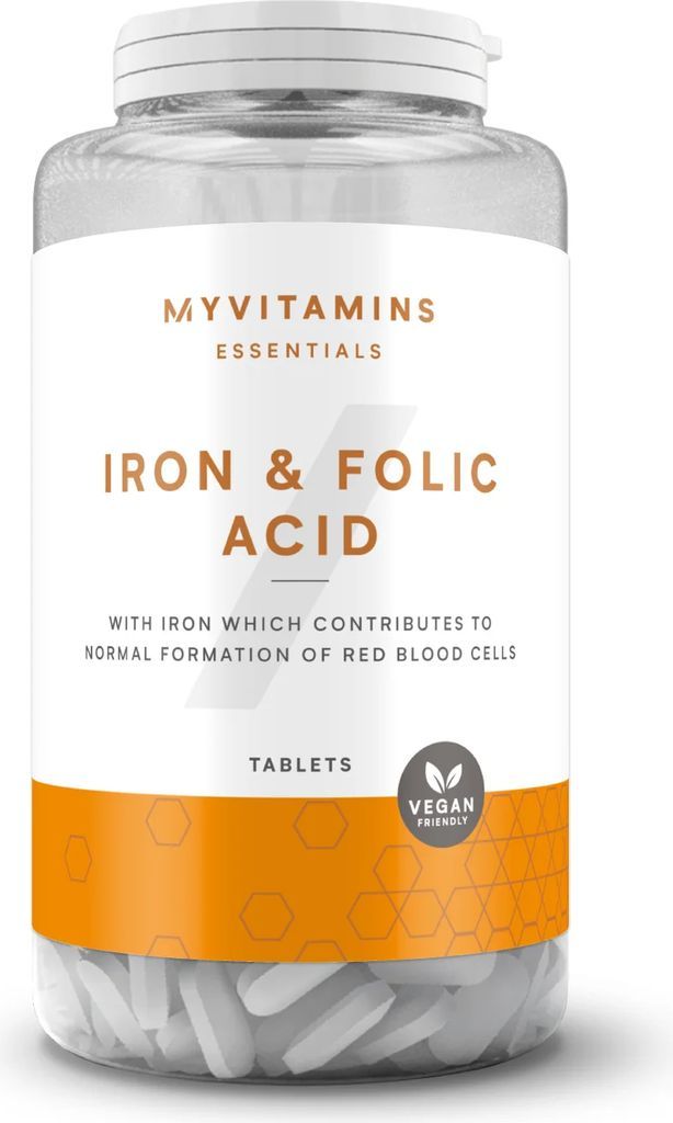 Myvitamins Iron & Folic Acid 30 Tabletter 30 stk