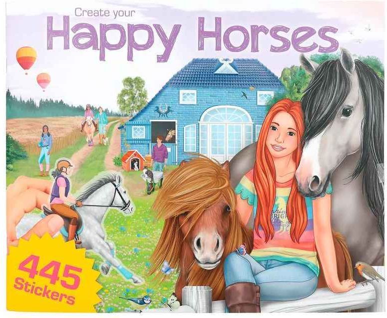 Creative Studio stickersbog, Create your Happy Horses
