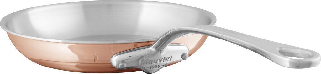 Mauviel M'6s Stegepande - Ø 26 cm - Kobber/rustfrit stål - Kobber