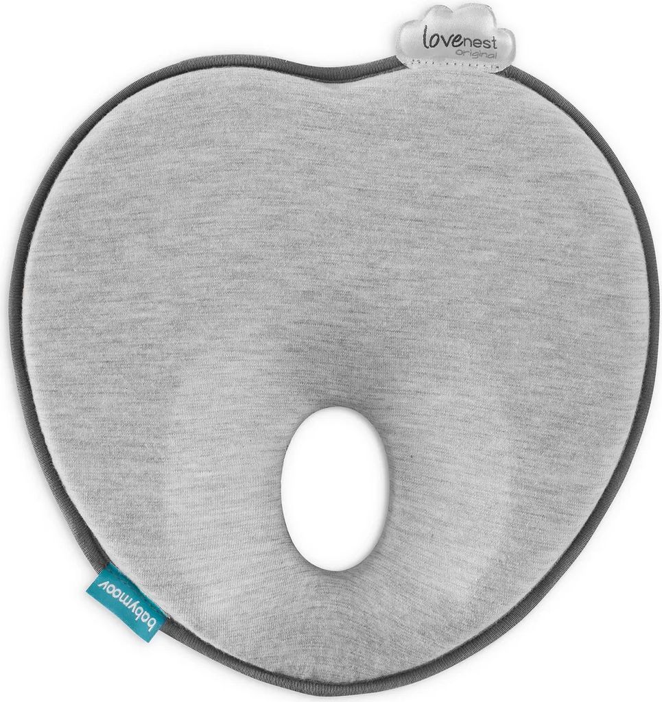 lovenest babypude ergonomisk - grå