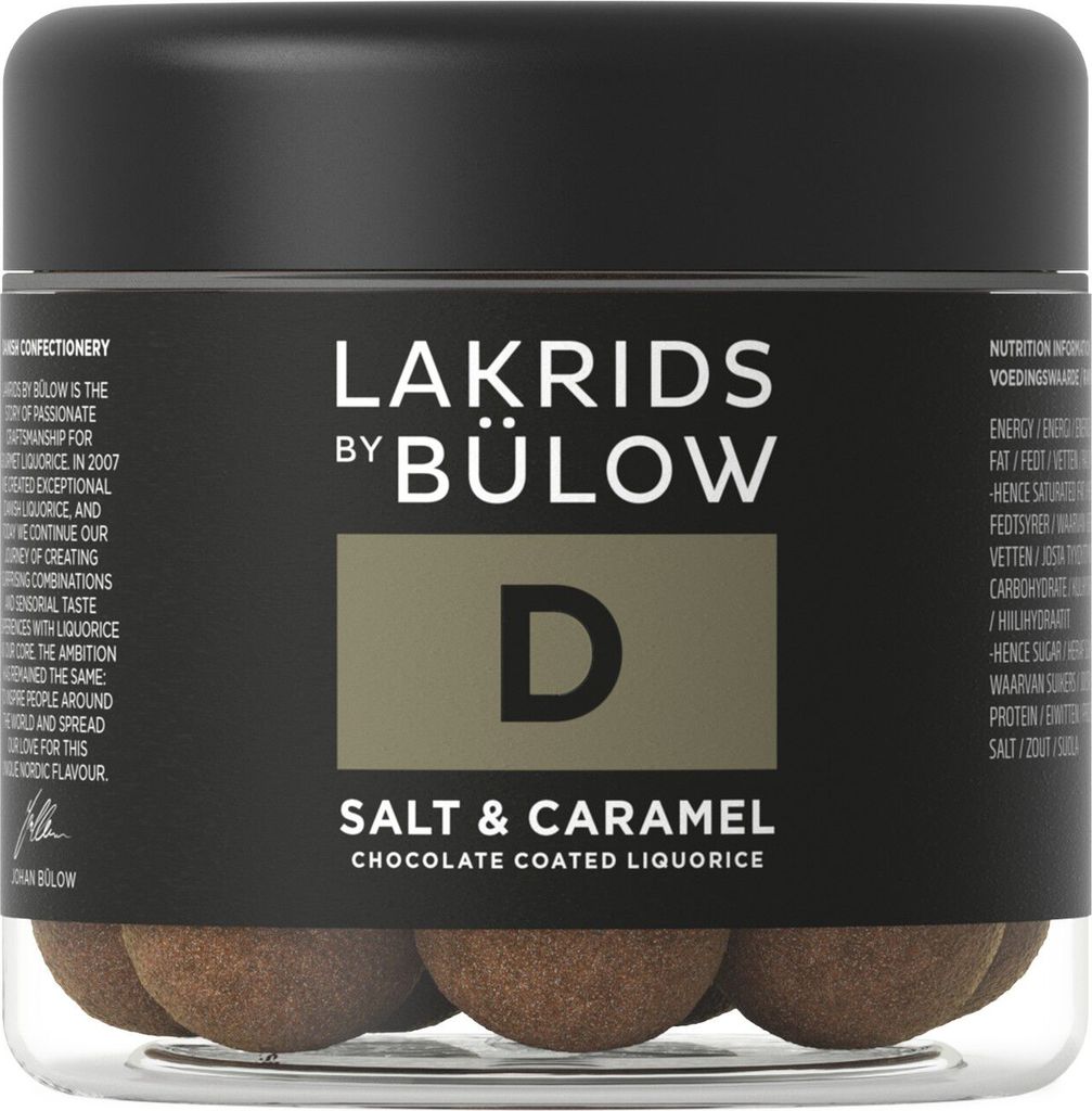Lakrids by Bülow Small D Salt Caramel 115g