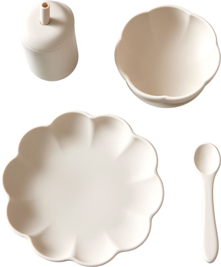 little poppy barneservise 4 delercream