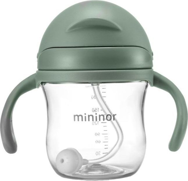 Mininor Sugerørskop 220ml Grønn