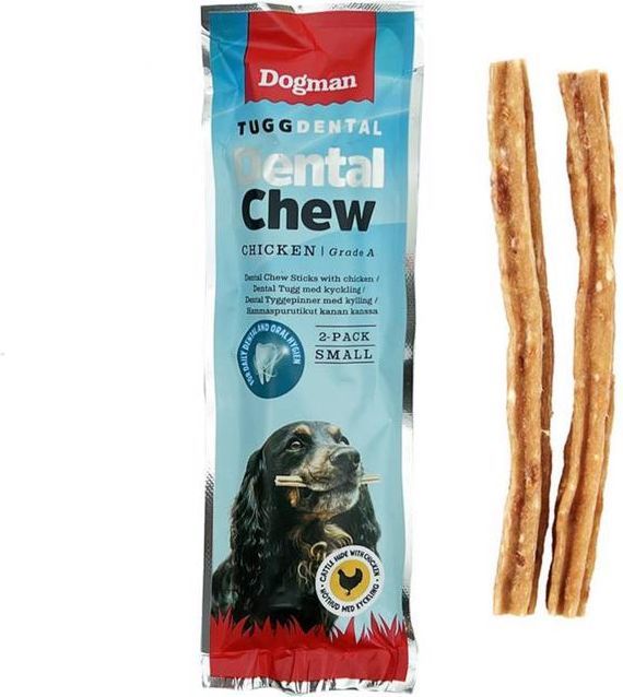 Dogman Tyg Dental med kylling S 2p