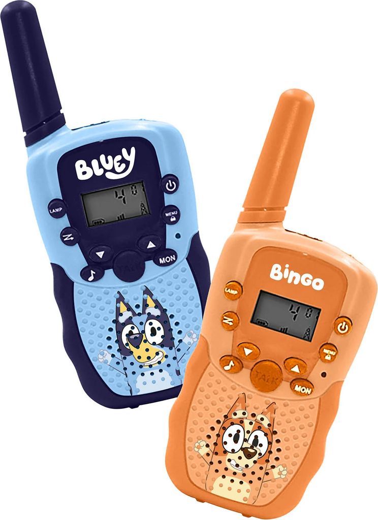 Bluey Digital Walkie Talkie 1000m Range LCD