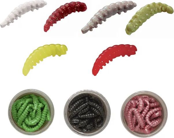 Berkley Powerbait Honey Worm Red Yellow