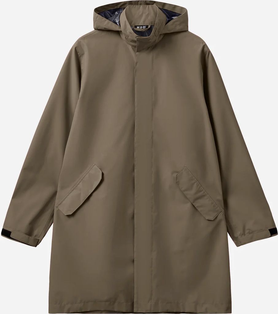 H2O Rømø LW Long Rain Jacket - Dusty Oak