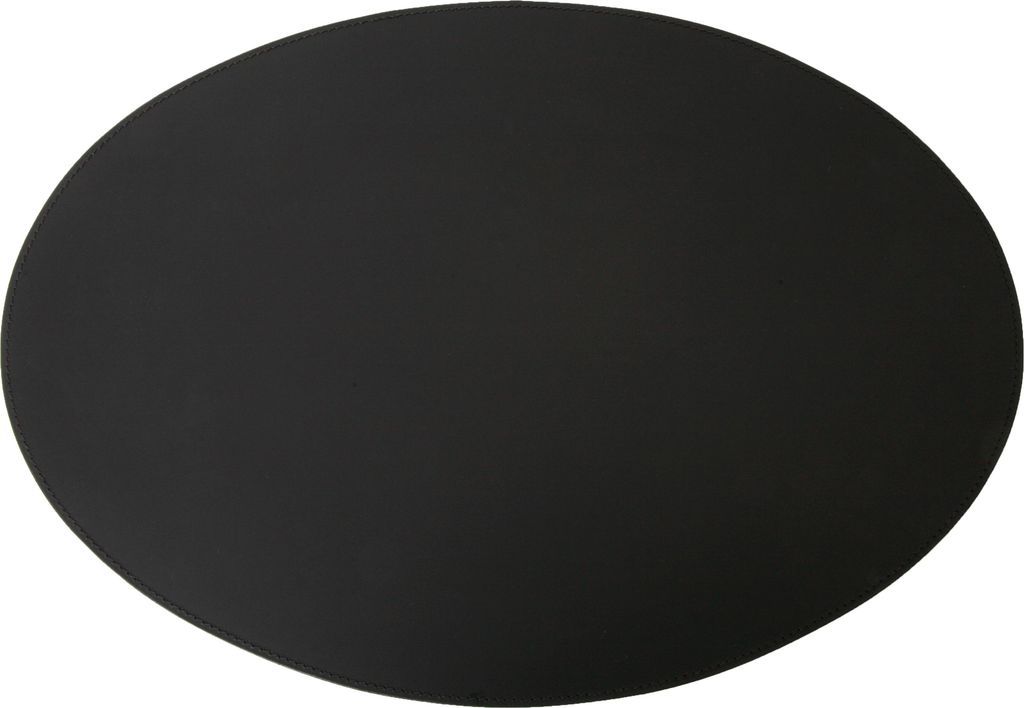 Ørskov Oval Dækkeserviet Sort (48x35cm)
