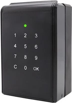 Elektronisk Nøgleboks med Kode - Sort