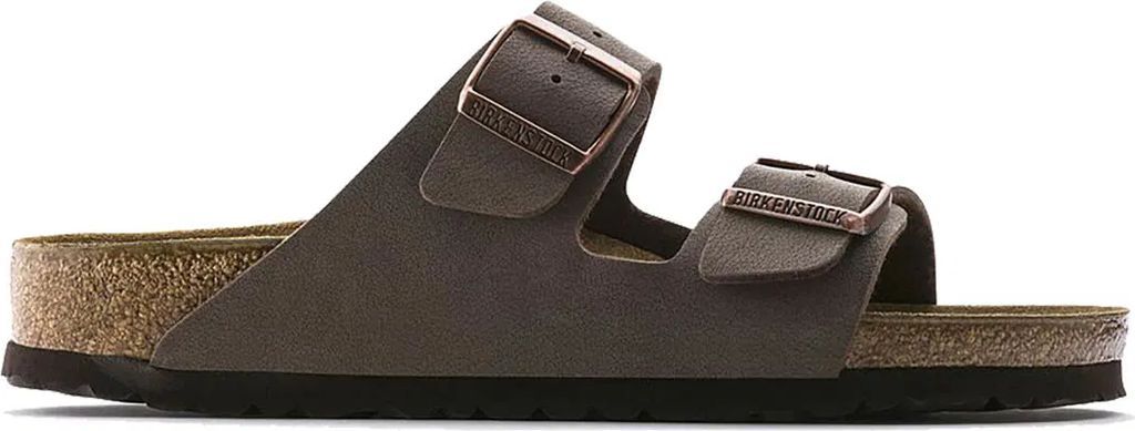brun - birkenstock arizona birko flor nubuck sandaler