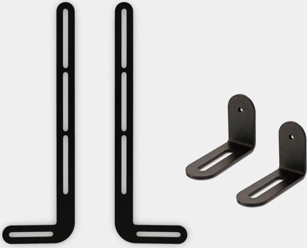 pedestal soundbar bracket set charcoal